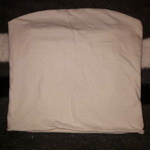 Brandy Melville White Tube Crop Top OS